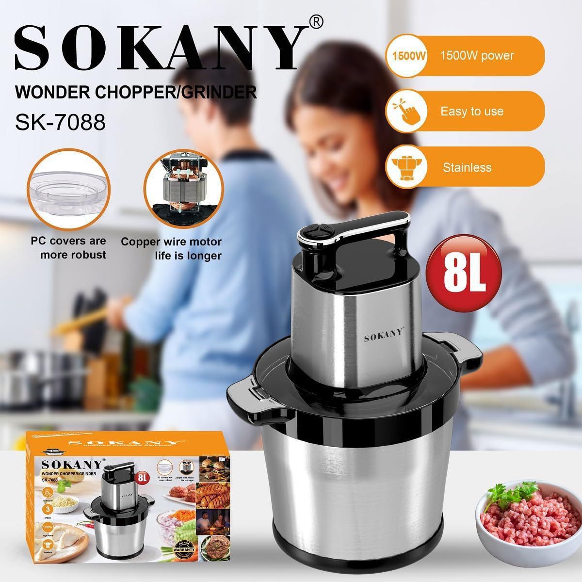 SOKANY - PROCESADOR DE ALIMENTOS