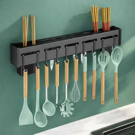 KIT ORGANIZADOR DE UTENSILIOS Y CUCHARONES DE COCINA