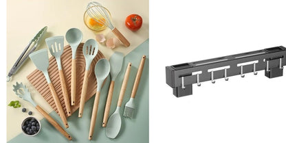 KIT ORGANIZADOR DE UTENSILIOS Y CUCHARONES DE COCINA